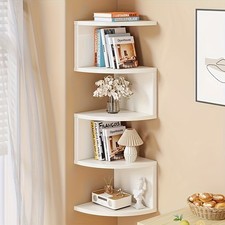 5 Tier Floating Corner Shelves