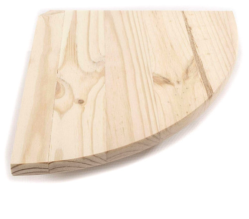 Wood corner shelf 19cm - shelf,