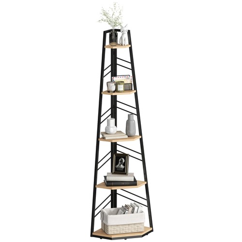 Homcom tier corner - 5-tier, bookcase