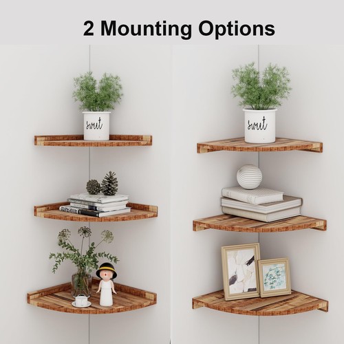 Floating corner shelf shelves - shelf,