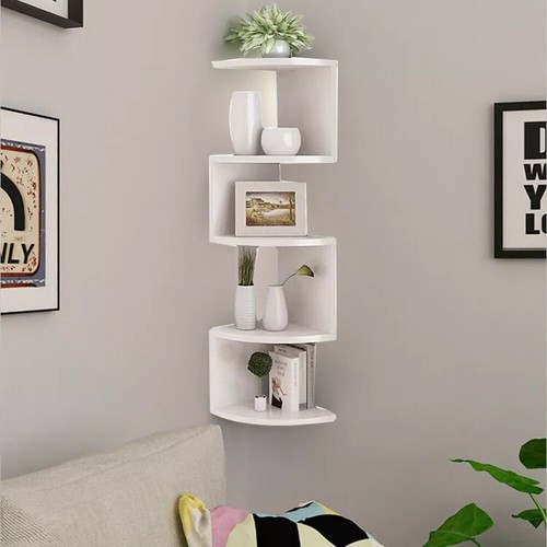 Tier corner shelf floating - corner,